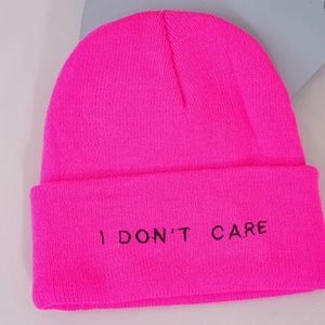 I Don’t Care Hat One Size
